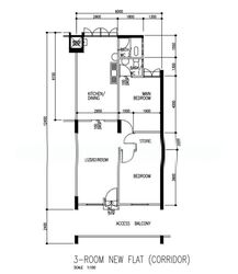 Blk 525 Bedok North Street 3 (Bedok), HDB 3 Rooms #575744051